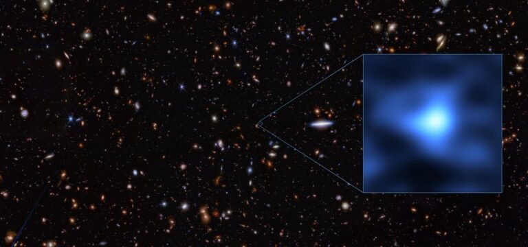 Oxygen discovered in most distant known galaxy