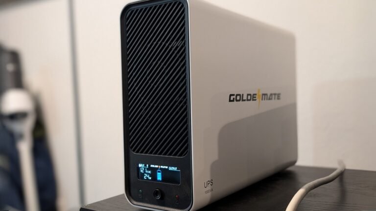 GOLDENMATE Lithium UPS Battery Backup And Surge Protector Makes Reliable Power Simple