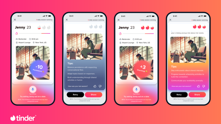 Tinder’s new ‘Game Game’ is like speed dating a vocal AI