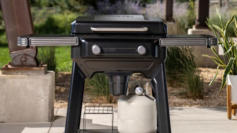 Traeger built a smaller Flatrock griddle for smaller outdoor spaces