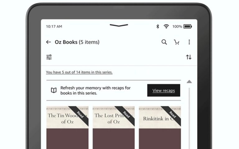 Amazon will use AI to generate recaps for book series on the Kindle