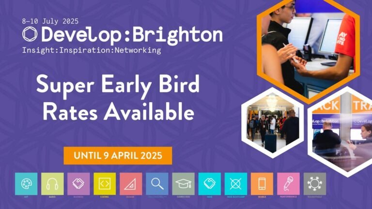 Develop:Brighton 2025 early bird tickets deadline is April 9 | News-in-brief