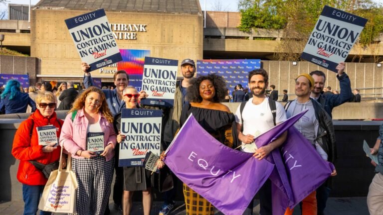 UK union Equity gathers at BAFTA Game Awards to call for improved conditions for performers