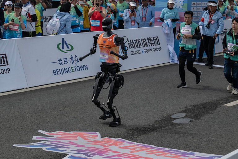 Robots run a half marathon, slowly