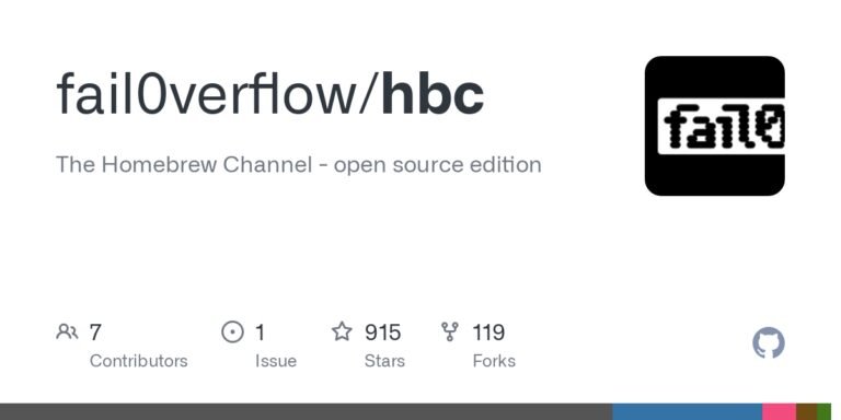 The Homebrew Channel repository is archived (Apr 28, 2025)