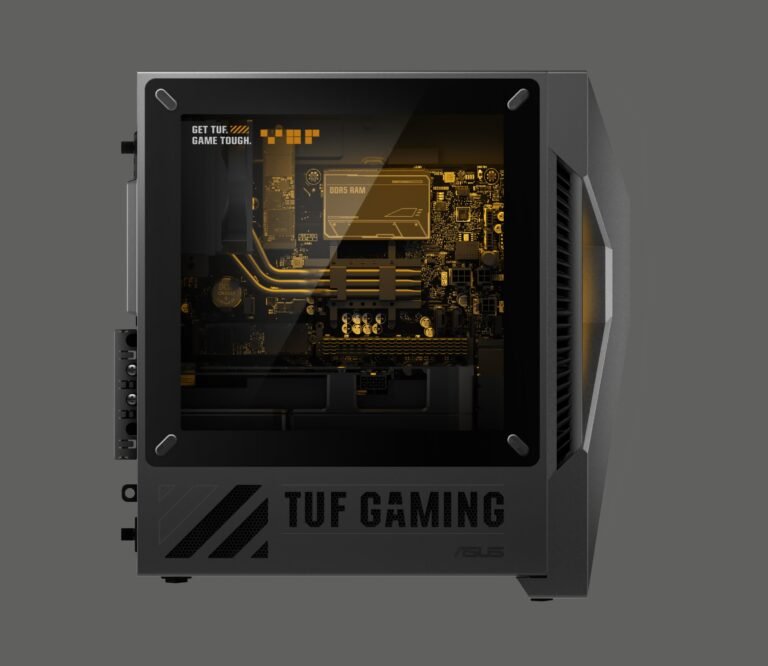 The Asus TUF Gaming T500 is a mobile CPU-powered desktop for better thermals