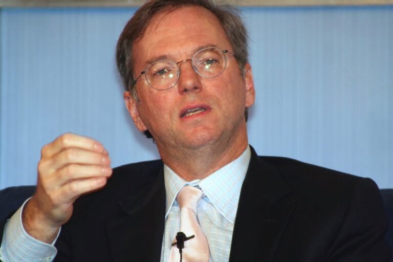 Former Google CEO Eric Schmidt wants to put data centers in space