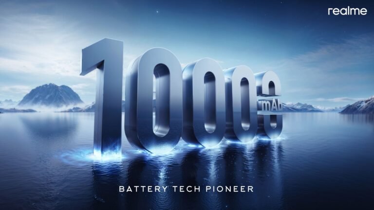 realme shows off 10000mAh battery concept phone