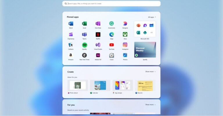 Microsoft reveals its rejected Start menu redesigns