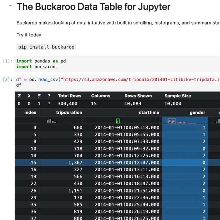 Show HN: Buckaroo – The data table UI for Notebooks