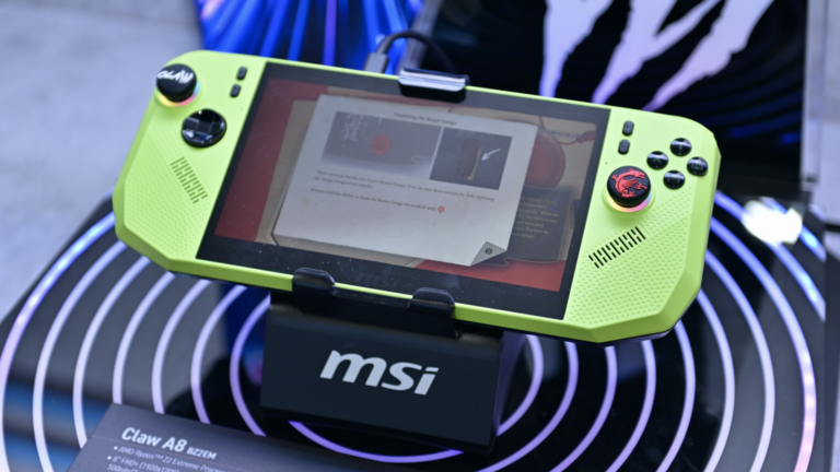 MSI’s new Claw gaming handheld switches to AMD guts