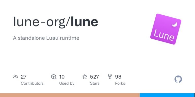 Lune: Standalone Luau Runtime