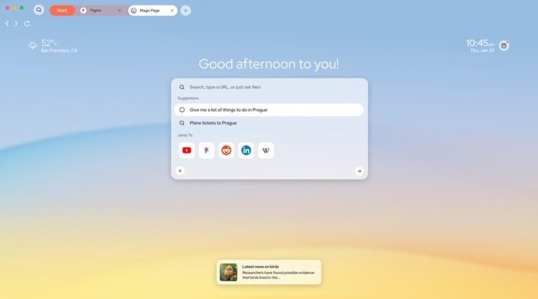 Norton’s new Neo browser wants to bring AI to the search bar