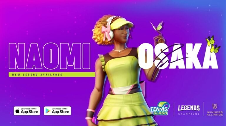 Wildlife Studios signs Naomi Osaka and other stars for Tennis Clash