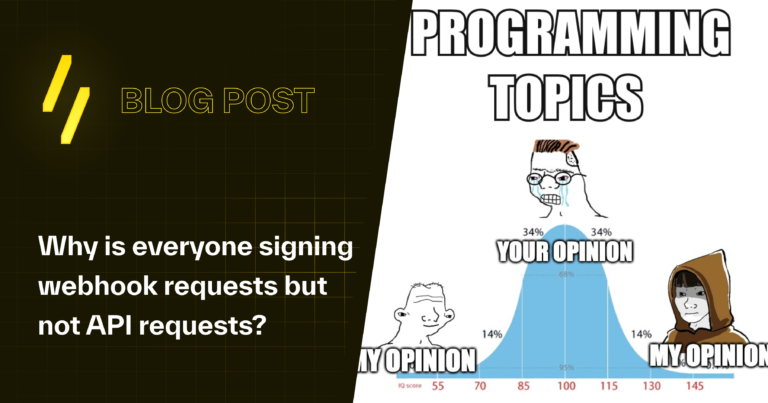 The double standard of webhook security and API security