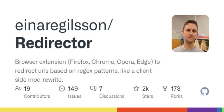 Browser extension (Firefox, Chrome, Opera, Edge) to redirect URLs based on regex