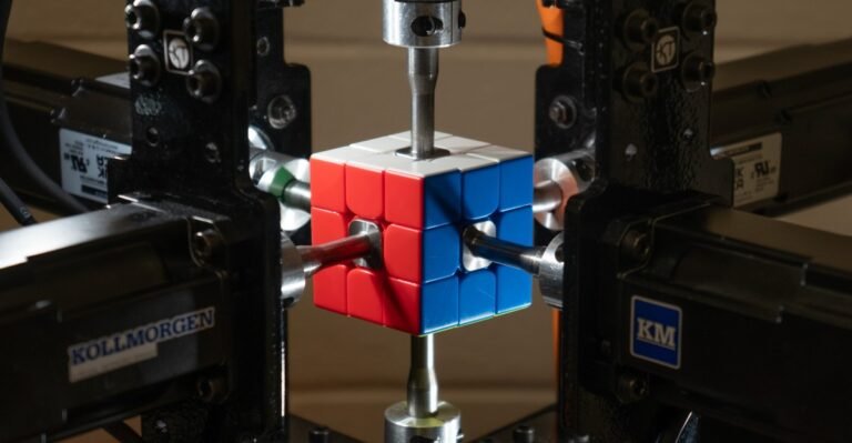 How college students built the fastest Rubik’s Cube-solving robot yet