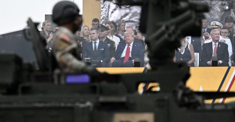 Tanks, guns and face-painting