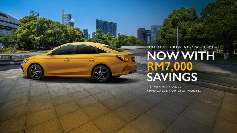 MG Motor Malaysia Rolls Out Mid-Year Deals: Save RM7,000 on MG5 Sedan and Enjoy Up to 12 Months Free Instalments on MG4 EV