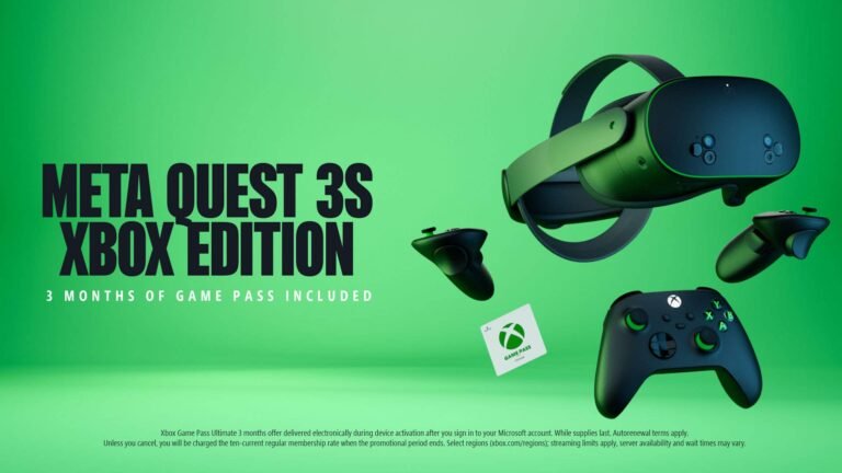 Xbox and Meta unveil new VR Meta Quest 3S Xbox Edition headset