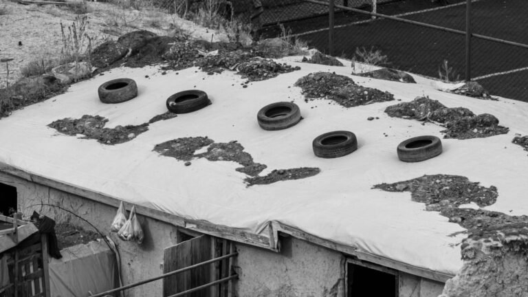 Here’s Why You’ll See People Put Tires On Their Roof Sometimes Here’s Why You’ll See People Put Tires On Their Roof Sometimes