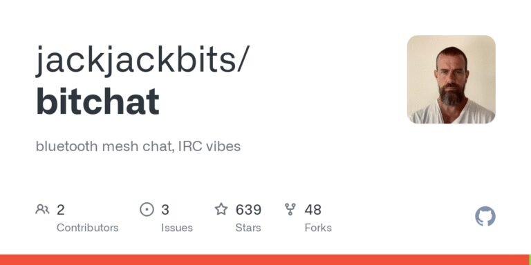 Bitchat – A decentralized messaging app that works over Bluetooth mesh networks
