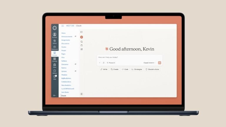 Claude can now connect to learning apps like Canvas, Panopto and Wiley