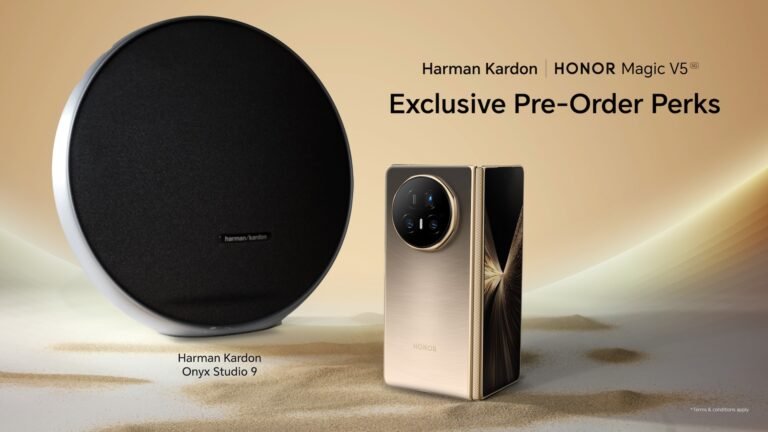 HONOR Magic V5 preorder comes with free Harman Kardon Onyx Studio 9