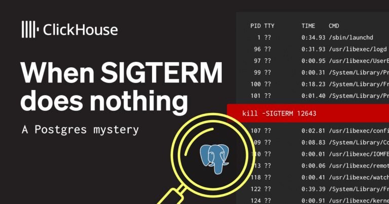 When Sigterm Does Nothing: A Postgres Mystery