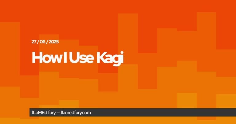 How I Use Kagi