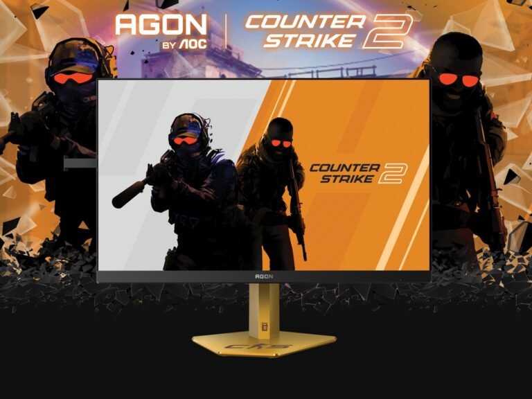 AOC launches another 610 Hz gaming monitor, this time in partnership with Counter Strike