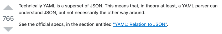 JSON is not a YAML subset (2022)