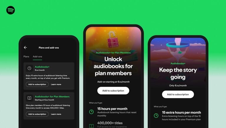 Spotify’s premium audiobook feature launches in the US