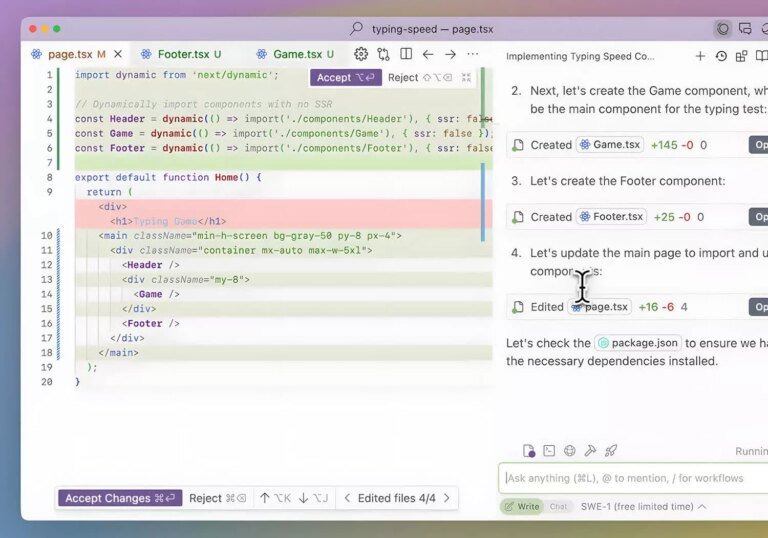 Windsurf is a free AI-powered IDE with smart coding tools Windsurf is a free AI-powered IDE with smart coding tools