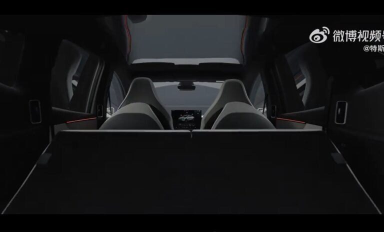 Tesla unveils interior of new 6-seat Model Y L in teaser video ahead of China launch