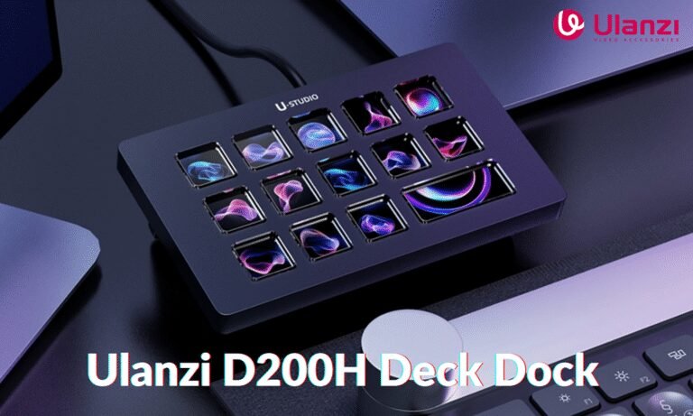 Ulanzi D200H Deck Dock: The Ultimate 7-in-1 Creator Hub With AI-Powered Workflow and Lighting Control