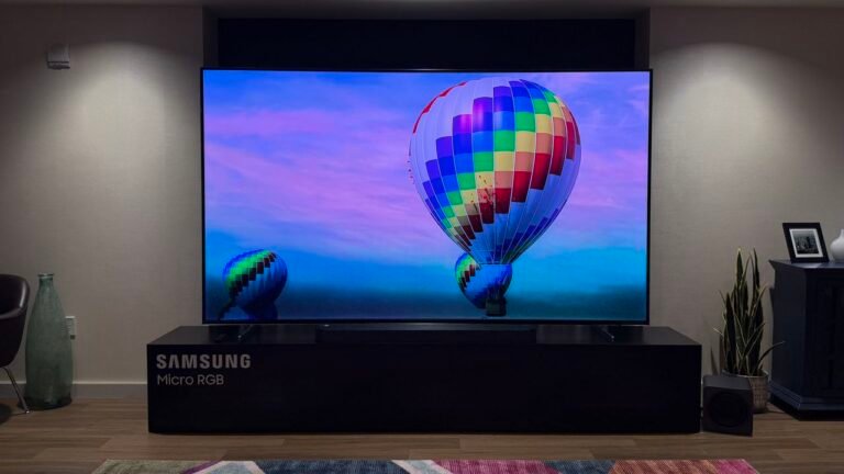 I saw Samsung’s $30,000, 115-inch micro-RGB TV, and its vivid picture outshines mini-LED TVs