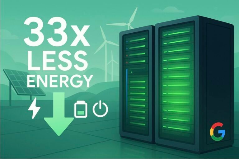 Google Cuts Power Needs for AI Queries 33x in One Year