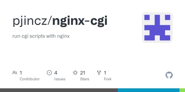 Nginx-CGI brings support for CGI to Nginx and angie