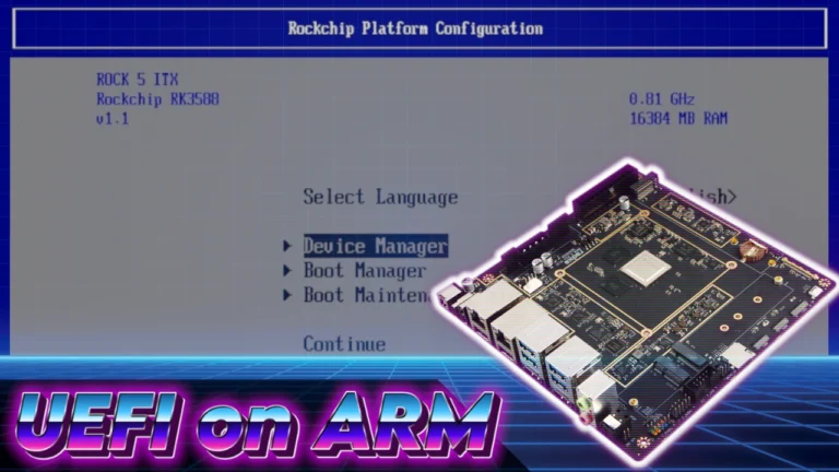 Installing UEFI Firmware on ARM SBCs