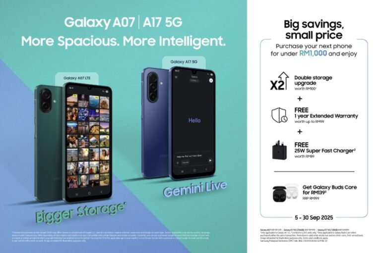 Samsung Malaysia introduces Galaxy A07 and Galaxy A17 5G