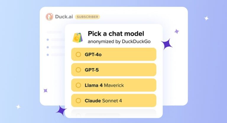 DuckDuckGo’s paid plan now includes advanced AI models like GPT-5