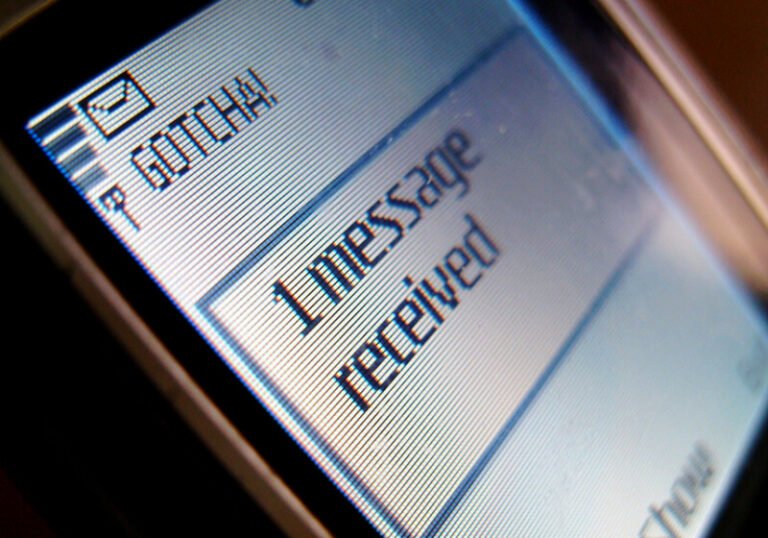 When was the first SMS text message sent?