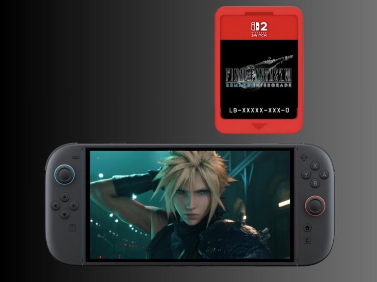 Final Fantasy 7 Remake Intergrade shows why some Switch 2 games opt for Game-Key Cards