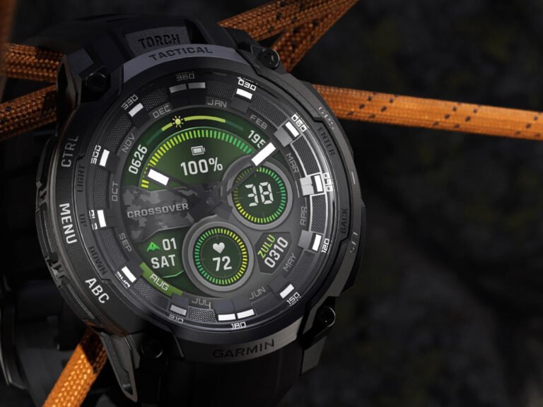 Garmin releases new Instinct Crossover Tactical Edition with major upgrades over existing stealthy smartwatch