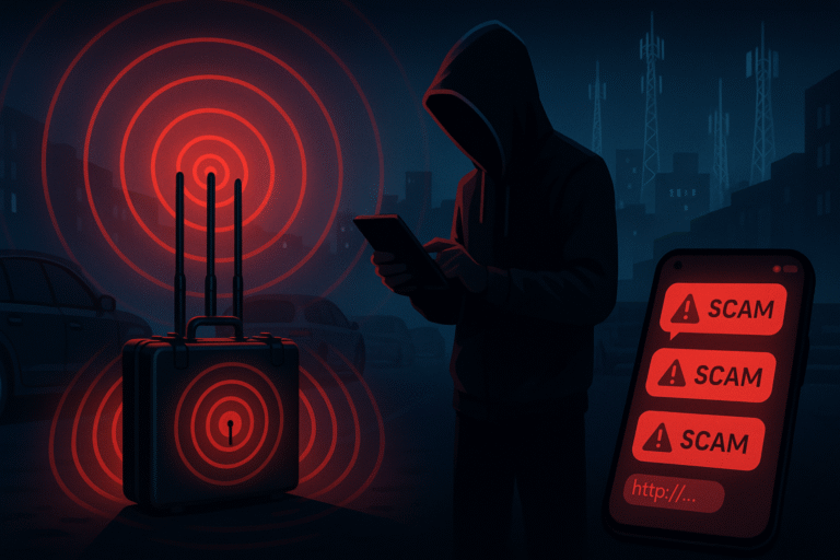 Cybercriminals Now Use Portable Fake Cell Towers to Deliver Scam Messages