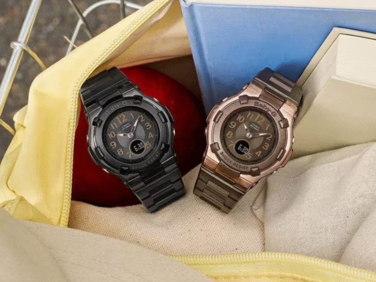 Casio launches two new radio-controlled watches with metal bezel