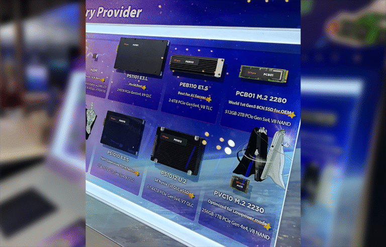 Samsung archrival showcases 245TB PCIe Gen5 SSD, joining Kioxia, Huawei and Sandisk