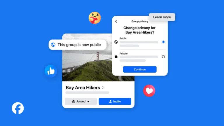 Facebook Groups can now go public without exposing members’ private posts Facebook Groups can now go public without exposing members’ private posts