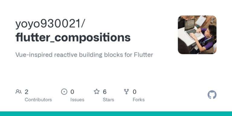 Show HN: Flutter_compositions: Vue-inspired reactive building blocks for Flutter
